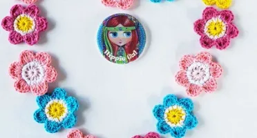 Florzinhas Daisy em Crochê