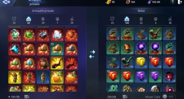Conta Lv 75 Email Prório, Perfeita Pra Alt, Power 93,500!!!