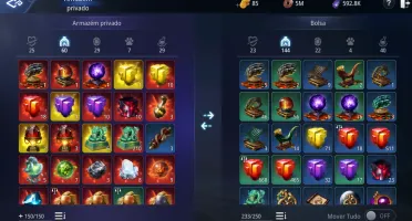 Conta Lv 75 Email Prório, Perfeita Pra Alt, Power 93,500!!!