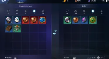 Conta Lv 75 Email Prório, Perfeita Pra Alt, Power 93,500!!!