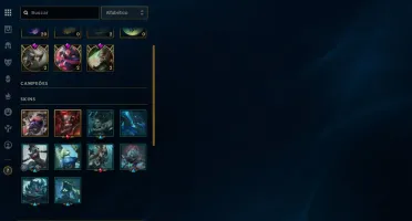 Conta league of legends Platina com MMR bom