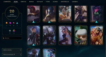Conta league of legends Platina com MMR bom