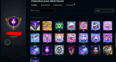 Conta league of legends Platina com MMR bom
