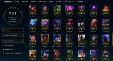 Conta League of Legends 132 champs / 40 skins / 72K DE EA