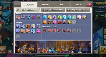 Acount Clash of Clans 8 years Old cv17 semi full