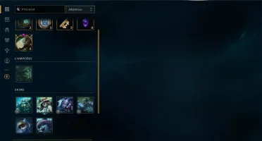 CONTA LOL GOLD 1 MD5 PRO PLATINA 5 34CHAMPS SKINS LENDARIAS