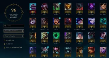 CONTA UNRANKED - 93 CAMPEÕES - 34 SKINS