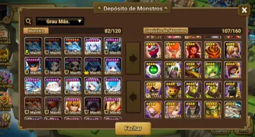 Conta Summoner wars END GAME com 2 LDs Bison e Ezio Ligth