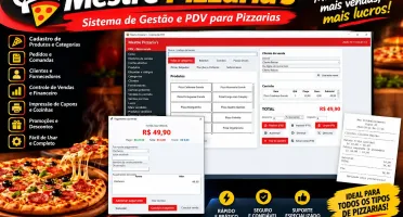 Mestre Pizzaria's - Sistema PDV para Pizzaria