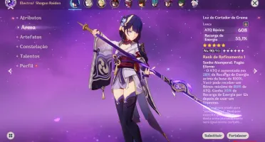 Genshin Impact AR55 |NA| 4 PERS 5*, 2 ARMAS 5*
