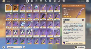 Genshin Impact AR55 |NA| 4 PERS 5*, 2 ARMAS 5*