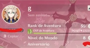 Genshin Impact AR55 |NA| 4 PERS 5*, 2 ARMAS 5*