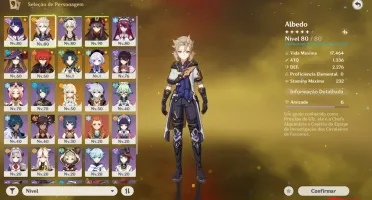 Genshin Impact AR55 |NA| 4 PERS 5*, 2 ARMAS 5*
