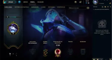 Conta Unranked com Ícones antigos + Skins