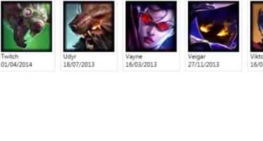 CONTA UNRANKED - 74 CHAMP - 7 SKINS