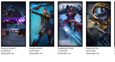 CONTA UNRANKED - 74 CHAMP - 7 SKINS