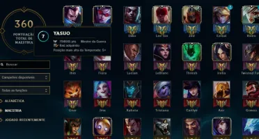 Conta Diamond V / All Champs/Runas/140 skins