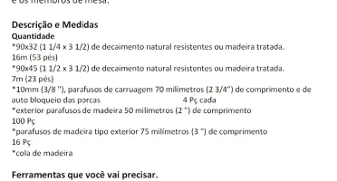 Projeto de Madeira Cadeira Vira Escada + Mesa Vira Banco