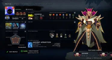 Conta Divine 5- 5330 mmr 10k Behaviour