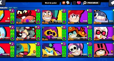 🔥 CONTA BRAWL STARS À VENDA 🔥  🏆 67K+ troféus 👑 107/107
