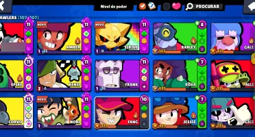🔥 CONTA BRAWL STARS À VENDA 🔥  🏆 67K+ troféus 👑 107/107
