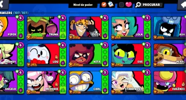 🔥 CONTA BRAWL STARS À VENDA 🔥  🏆 67K+ troféus 👑 107/107