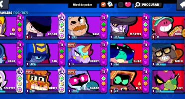🔥 CONTA BRAWL STARS À VENDA 🔥  🏆 67K+ troféus 👑 107/107