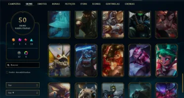 Conta bronze 2 com 65 Champs e 50 Skins ( MAIN ADC )