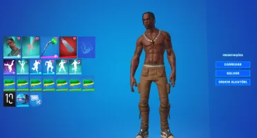 Conta de Fortnite Com Travis + Minty & Vbucks Infinitos