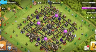 Clash Of Clans CV 9 FULL com itens raros