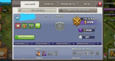 Clash Of Clans CV 9 FULL com itens raros