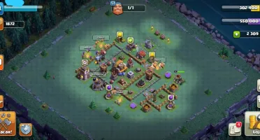 Clash Of Clans CV 9 FULL com itens raros