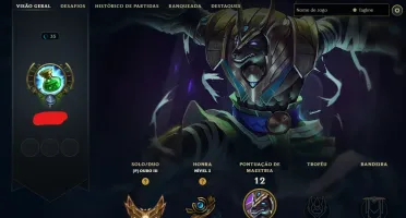 Conta Lol Ouro, 38 Skins, 8K Ea, Upada na Mão, 100% Segura