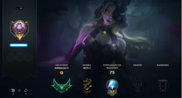 Conta LOL league of legends Esmeralda IV