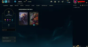 Conta de League of legends