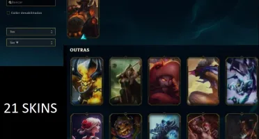 conta de LEAGUE OF LEGENDS 2013 (07 ANOS)