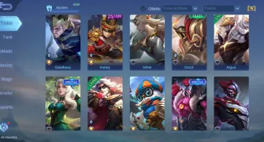 Conta móbile legends
