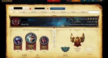 acc GOLD 3, 9 skins, 4 pgs d runas - League of Legends