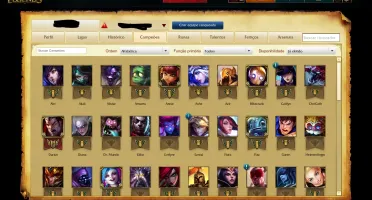 acc GOLD 3, 9 skins, 4 pgs d runas - League of Legends