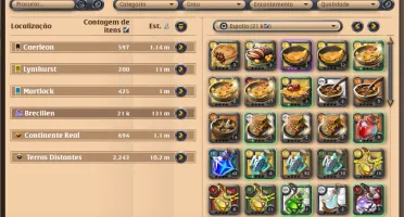 Conta De Albion 1.2B De Fama 150M Itens + 26M Prata Líquida
