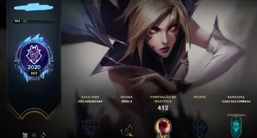 CONTA LOL - DIAMANTE 4 SEASON PASSADA - 137 SKINS