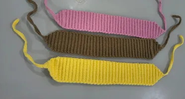 Tiara/Faixa Cabelo em Crochê