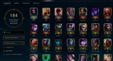 Conta borda diamante 80 champs 42 skins.