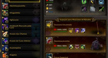 CONTA DE WOW COM MUITAS MONTARIAS E COD COLD WAR