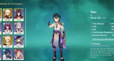 Genshin Impact AR 24 Xiao - Kazuha + benção