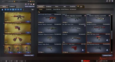 Conta crossfire - 25vips/L.A SWAT e vários MNs