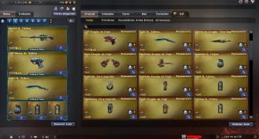 Conta crossfire - 25vips/L.A SWAT e vários MNs