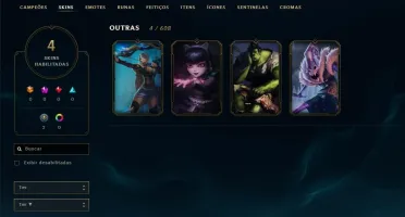 conta lol level 30 unranked