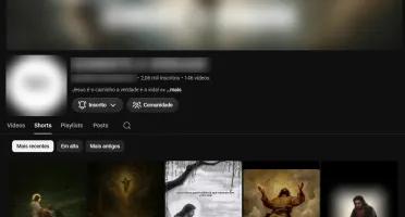 Canal YouTube Cristão com 2 Mil Inscritos e 141 Mil Views
