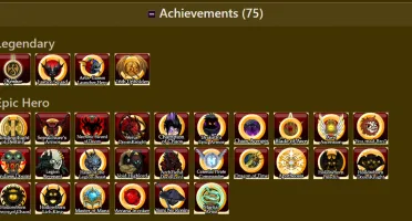 Conta AQW com 3 classes de calendário e muitos HARD FARM